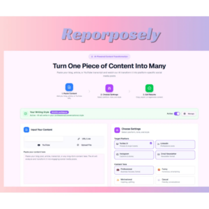 Reporposely – Dealify Exclusive Lifetime Deal