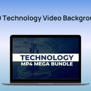 1000 Royalty-Free Technology Video Backgrounds Bundle | Extended License