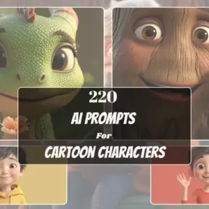 200+ AI Prompts For Cartoon Characters | Commercial License