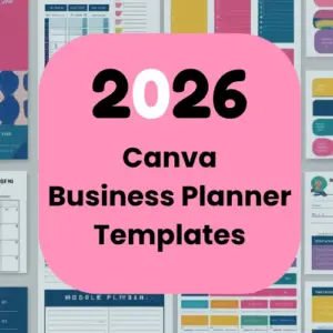 2026 Canva Business Planner Templates Bundle | Lifetime Access