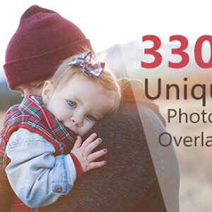 330 Unique Photoshop Overlays Bundle