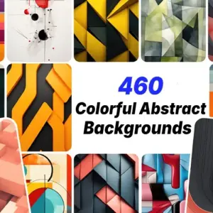 460 Colorful Abstract Backgrounds Bundle | Extended Commercial License