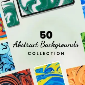 50 Abstract Backgrounds Collection | Extended Commercial License