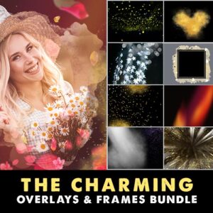 600 Valentine’s Overlays & Frames Bundle | Extended Commercial License