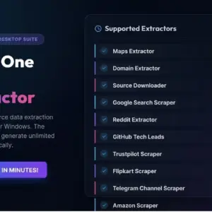 All In One Data Extractor — Lifetime Access