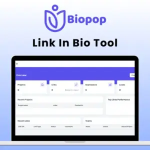 Biopop - Link In Bio Tool | Lifetime Access
