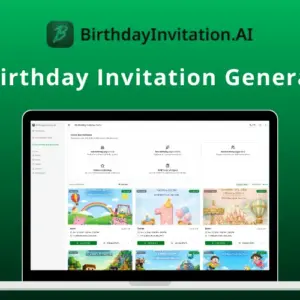 BirthdayInvitation.AI - AI Birthday Invitation Generator | Lifetime Access