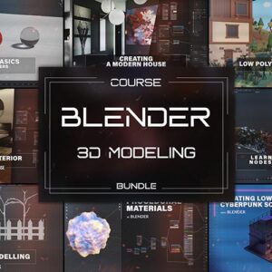 Blender 3D Modeling Course Bundle | Lifetime Access