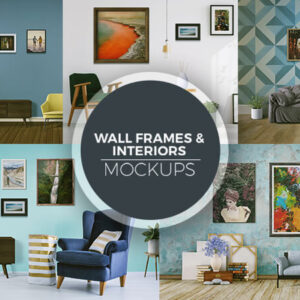 FREE Wall Frames & Interior Scenes Mockups | Extended License