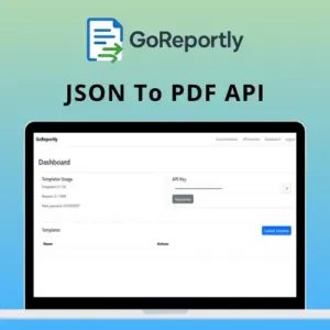 GoReportly - JSON To PDF API | Annual Access