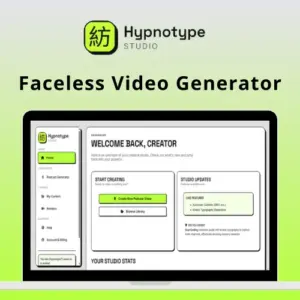 Hypnotype - Faceless Video Generator | Annual Access