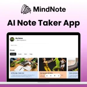 MindNote - AI Note Taker App | Annual & Lifetime Access