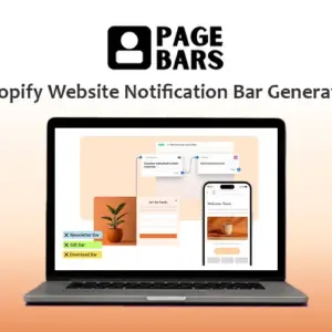 Page Bars - Shopify Website Notification Bar Generator | Lifetime Access