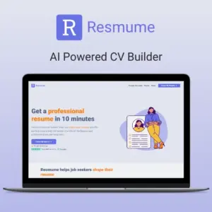 Resmume - AI Powered CV Builder | Lifetime Access