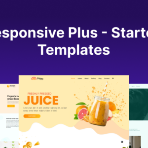 Responsive Plus Starter Templates | Annual Access