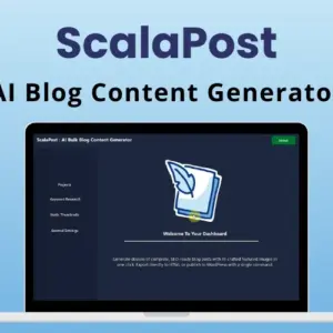 ScalaPost - AI Blog Content Generator (Win - 2PC) | Lifetime Access