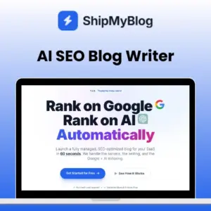 ShipMyBlog - AI SEO Blog Writer | Lifetime Access