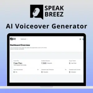 SpeakBreez - AI Voiceover Generator | Lifetime Access