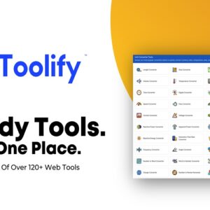 Toolify - A Toolkit of 120+ Web Tools | Lifetime Access