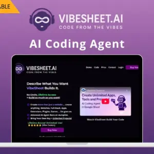 VibeSheet - AI Coding Agent | Lifetime Access