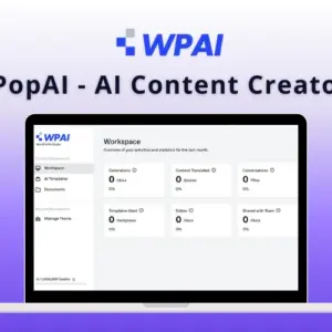 WordPopAI - AI Content Creator Tool | Lifetime Access