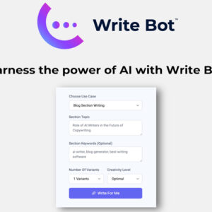 Write Bot - AI Writing Tool | Lifetime Access